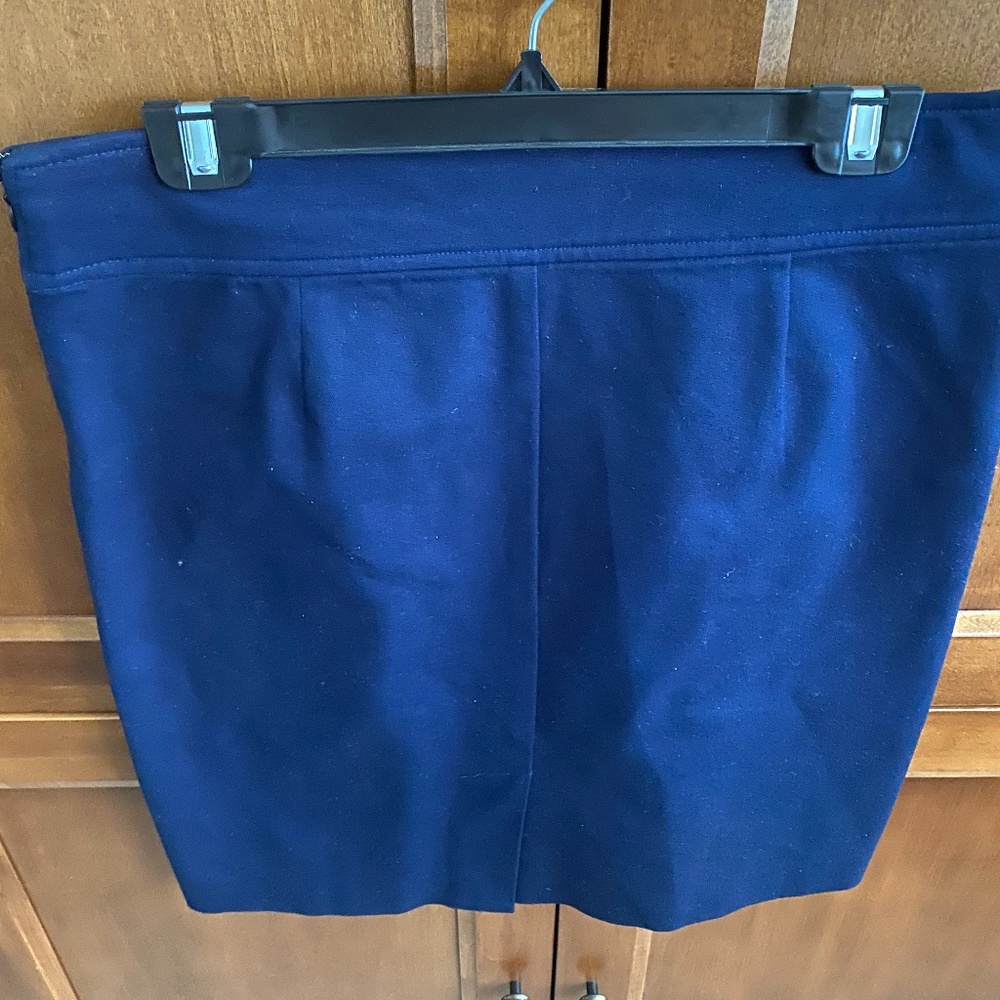 Navy Blue Pencil Skirt